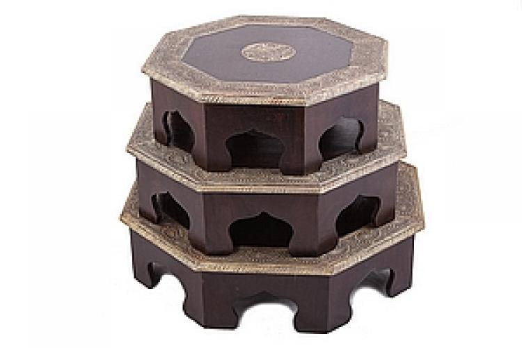 Стол набор из 3-х дерево №24