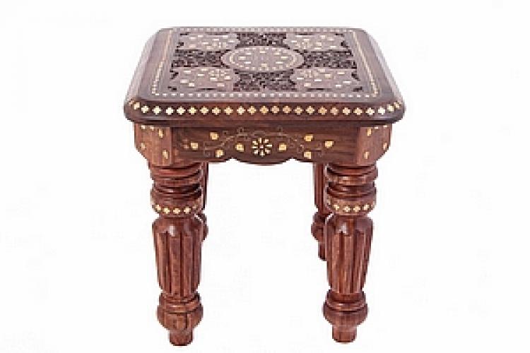 Стол-табурет (дерево) квадратный №117