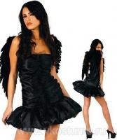 Костюм черного ангела кокетки