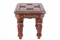 Стол-табурет (дерево) квадратный №117