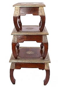 Стол набор из 3-х дерево №55