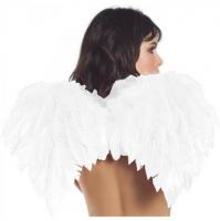 Перьевые крылья белого цвета