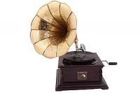 Граммофон 14" квадрат гладкий №159