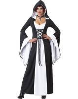 Черно-белое одеяние с капюшоном Deluxe