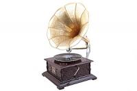 Граммофон 14" квадрат резной №196